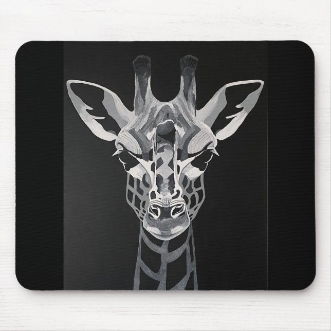 Un élégant tapis de souris girafe (Devant)