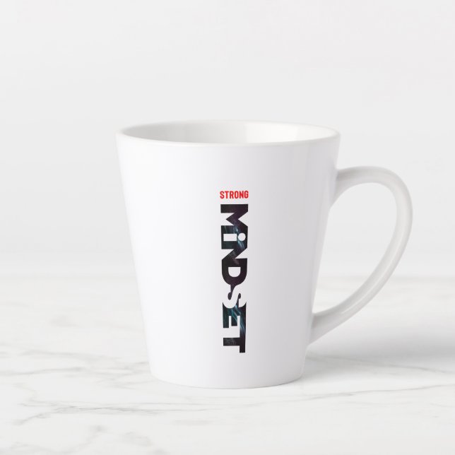 Un état d'esprit fort | Latte Mug (Droite)