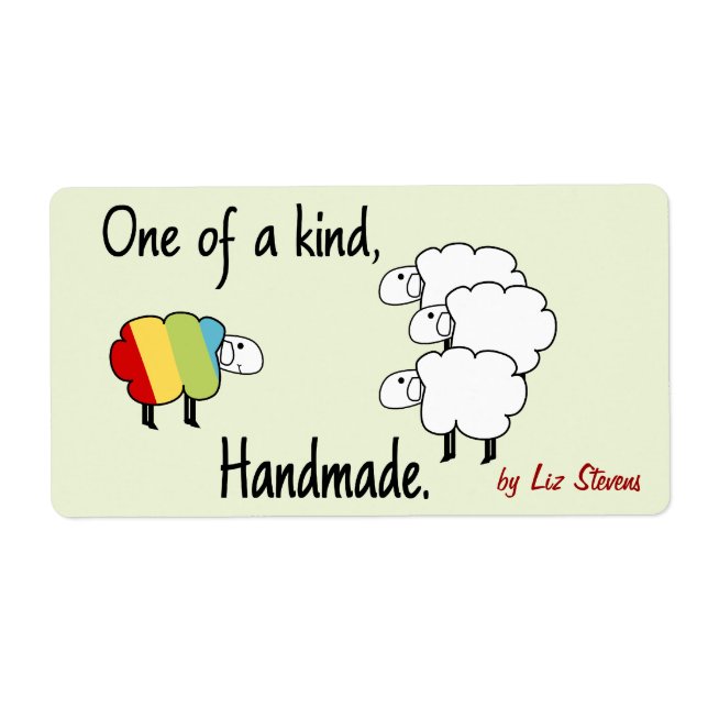 Un Étiquette artisanal (Devant)