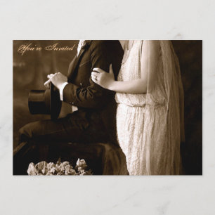 Un Faire-part de mariage des années 1920
