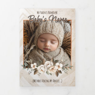 Un Faire-part de naissance délicat et humoristique