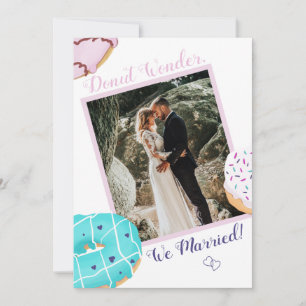 Un Faire-part Mariage de 2 photos, Just Married Do