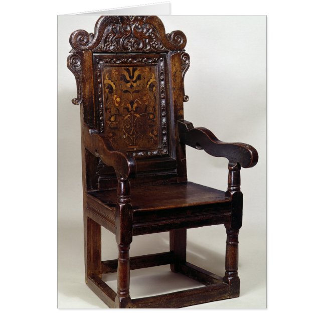 Un fauteuil Charles I, milieu des années 1600 (Devant)
