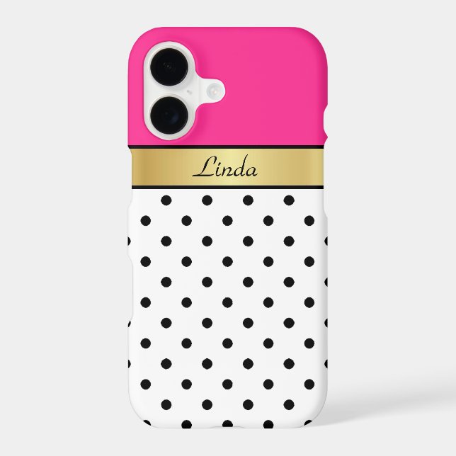 Un Fuchsia Rose Chic Unique, Or Noir Blanc (Verso)