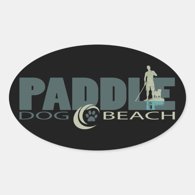 Un grand autocollant pour les amateurs de paddlebo (Devant)