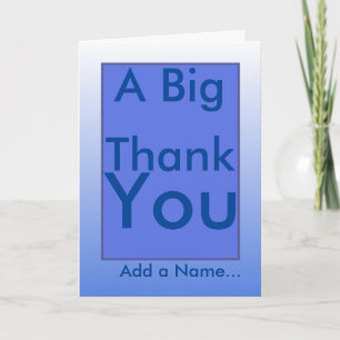 Un grand message spécial (nommé) de Merci à
