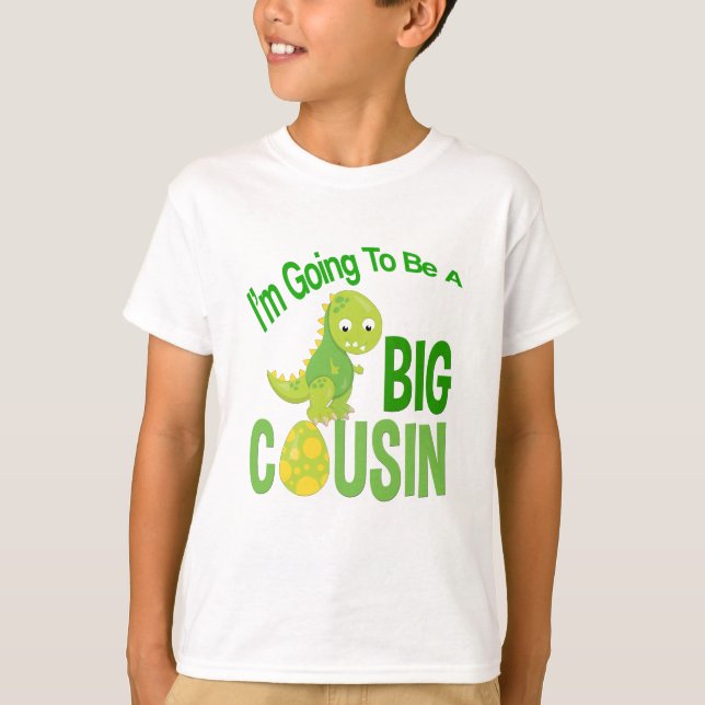 Un grand t-shirt cousin dinosaure (Devant)