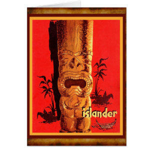 Un grand Tiki vieux du milieu du siècle !