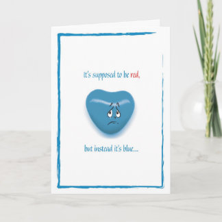 (un)Happy Valentine's Day card