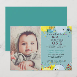 Un heureux Invitation de 1er anniversaire Coupe