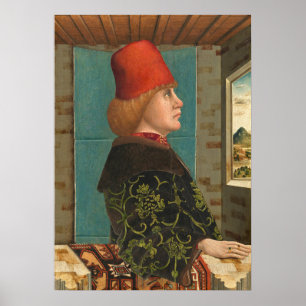 Un homme - Affiche d'art fin Tyrolien allemand