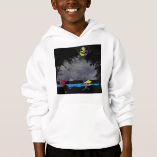 Un homme poursuivi par des zombies