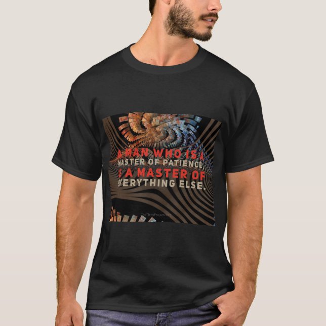 Un homme qui maîtrise le T-shirt orienté de (Devant)
