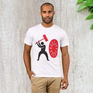 Un Homme Touche Un T-shirt Homme Gong Mens