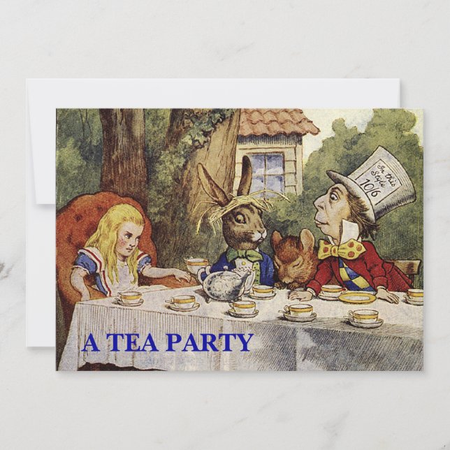Un INVITATION de Fête du Thé Mad (Devant)