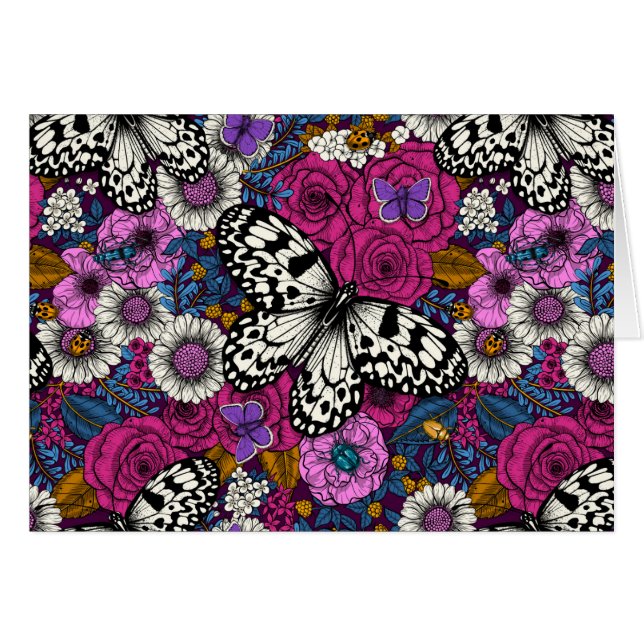 Un jardin coloré II (Devant horizontal)