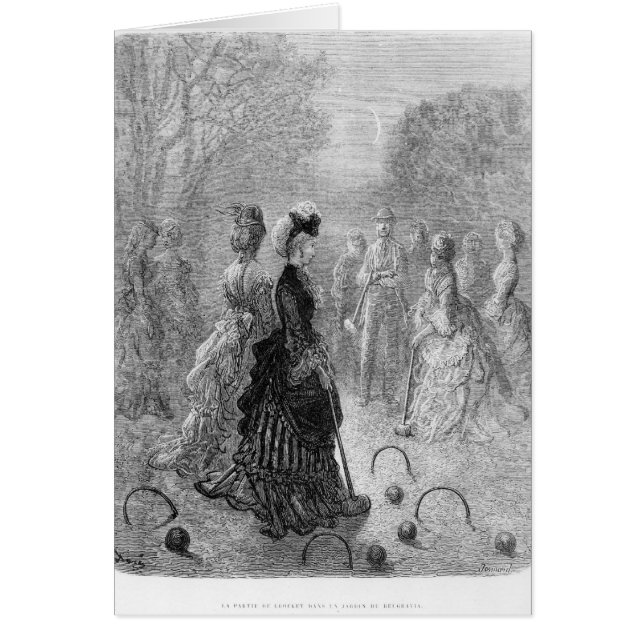 Un jeu de croquet (Devant)