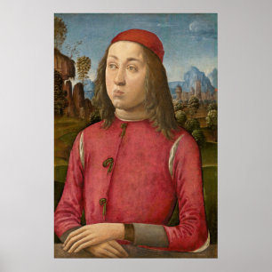 Un Jeune - Domenico del Mazziere Affiche d'art fin