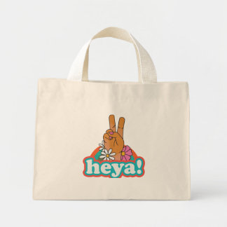 Un joli panneau de paix rétro avec Sac fourre-tout