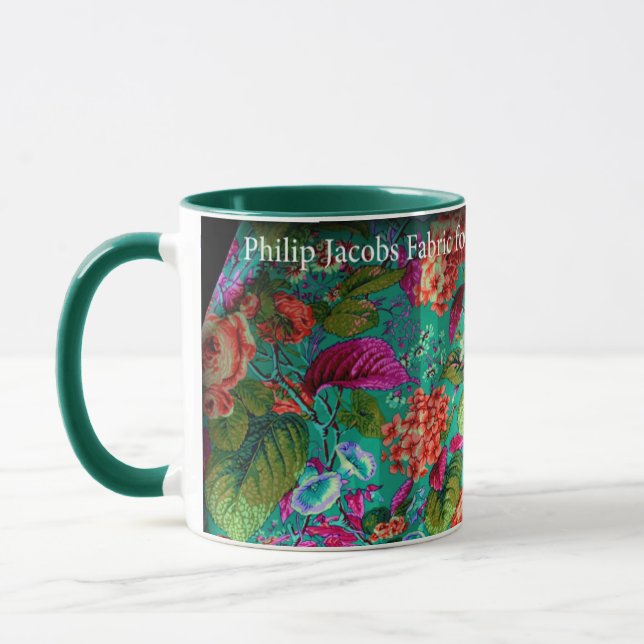 Un joli Rose Philip Jacobs et Hydrangea Mug (Gauche)