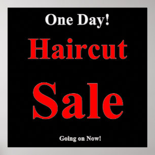 Un jour Haircut Vente Poster Matte