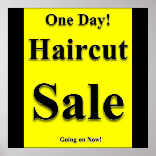 Un jour Haircut Vente Poster Matte