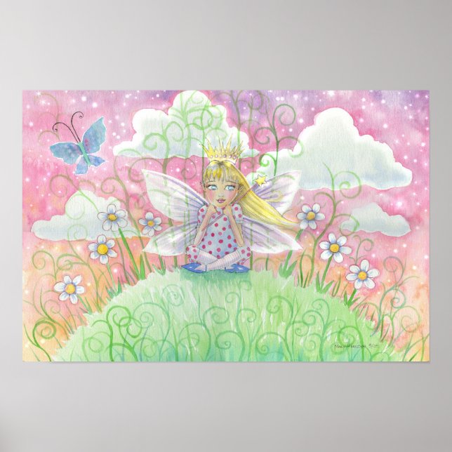 Un jour, je serai un poster de princesse fée (Devant)