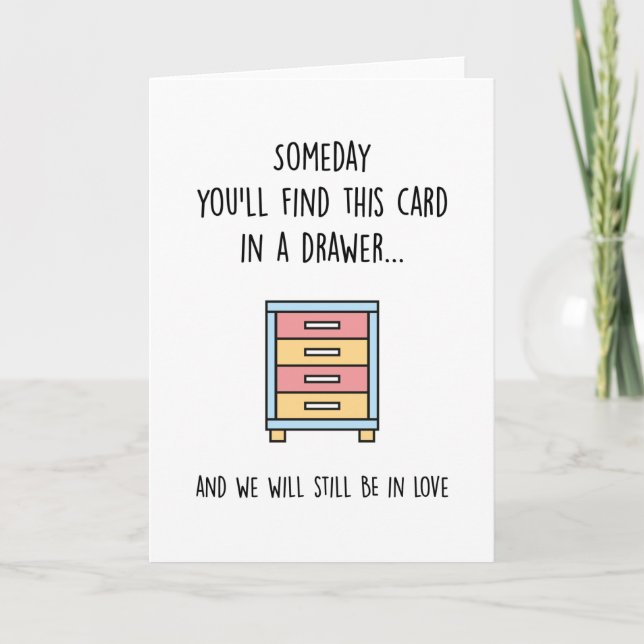 Un Jour Trouvez Cette Carte | Anniversaire drôle p (Devant)