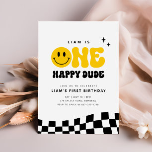 Un joyeux mec Invitation de fête d'anniversaire