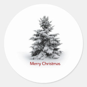 Un joyeux petit autocollant de Noël