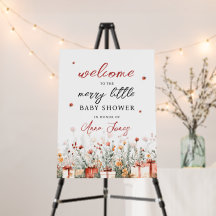 Un joyeux petit panneau de bienvenue pour Baby Sho