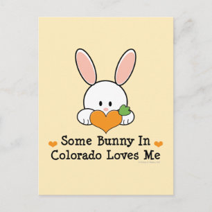 Un Lapin Dans Le Colorado M'Aime Carte Postale