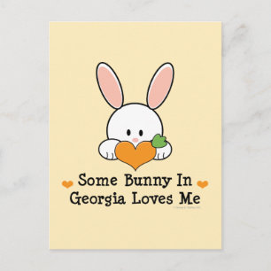 Un Lapin En Géorgie M'Aime Carte Postale