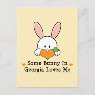 Un Lapin En Géorgie M'Aime Carte Postale