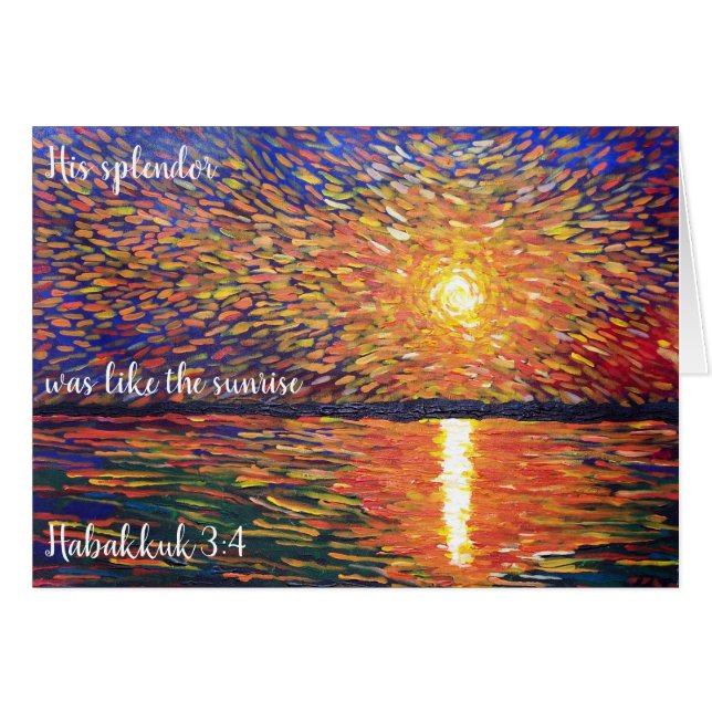 Un lever de soleil sain Habakkuk (Devant Horizontal)
