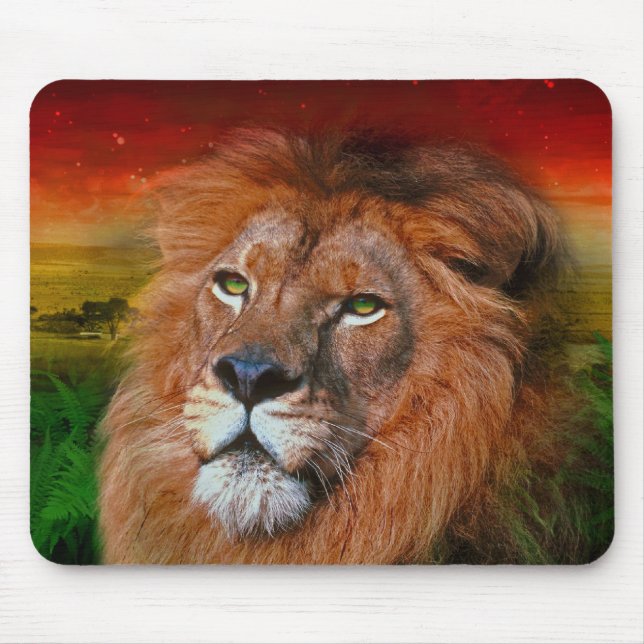 Un lion d'amour II - tapis de souris (Devant)
