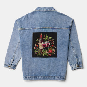 Un look de broderie de vin amusant