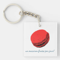 un macaron fraise par jour!
