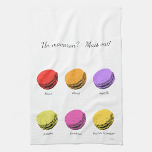 Un macaron? Mais oui! Kitchen Towel