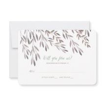 Un mariage Fleur sauvage RSVP
