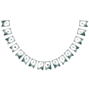 Un Mariage rustique vient de se marier banderole