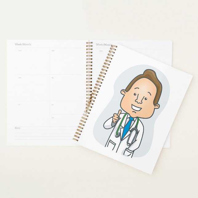 Un médecin souriant qui donne des pouces avec du s (Créateur téléchargé)