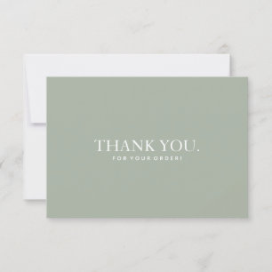 Un Merci moderne et simple