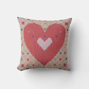Un mignon coussin coeur