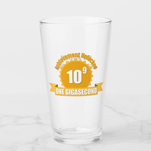 Un milliard de verre de pinte d'anniversaire de (Devant)