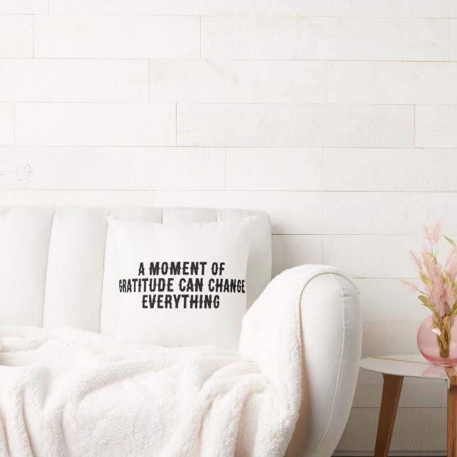 Un moment de Coussin de gratitude (Canapé)