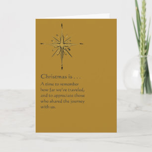 Un moment inoubliable - Carte Gold Christmas