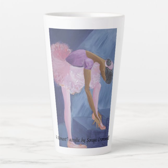 "Un moment" Latte Mug (Devant)