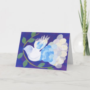 Un moment pour la carte vierge de paix