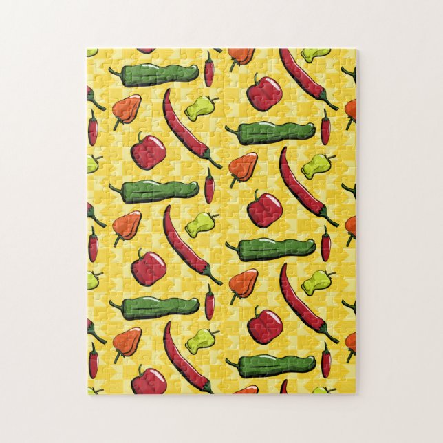 Un monde de chili Peppers Puzzle (Vertical)